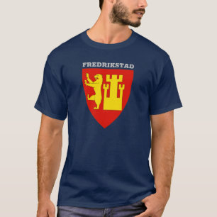 Wappen von Fredrikstad, Norwegen T-Shirt