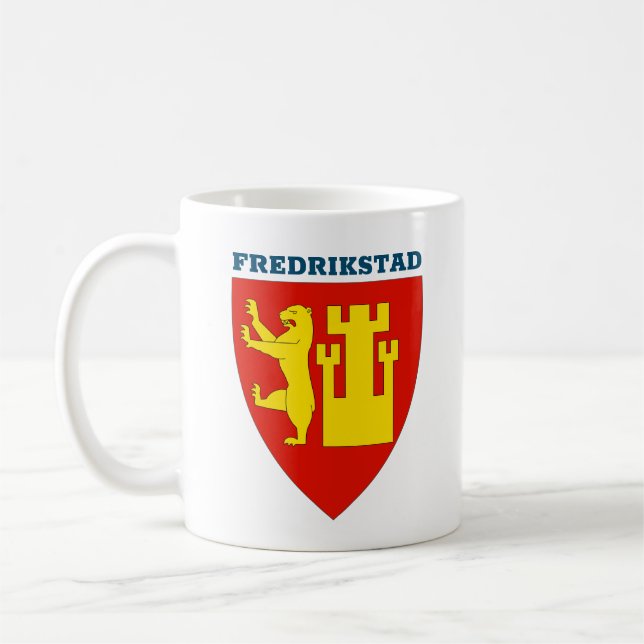 Wappen von Fredrikstad, Norwegische Tasse für Kaff (Links)