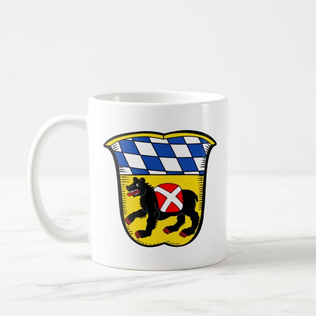 Wappen von Freising, Deutschland Kaffeetasse (Links)