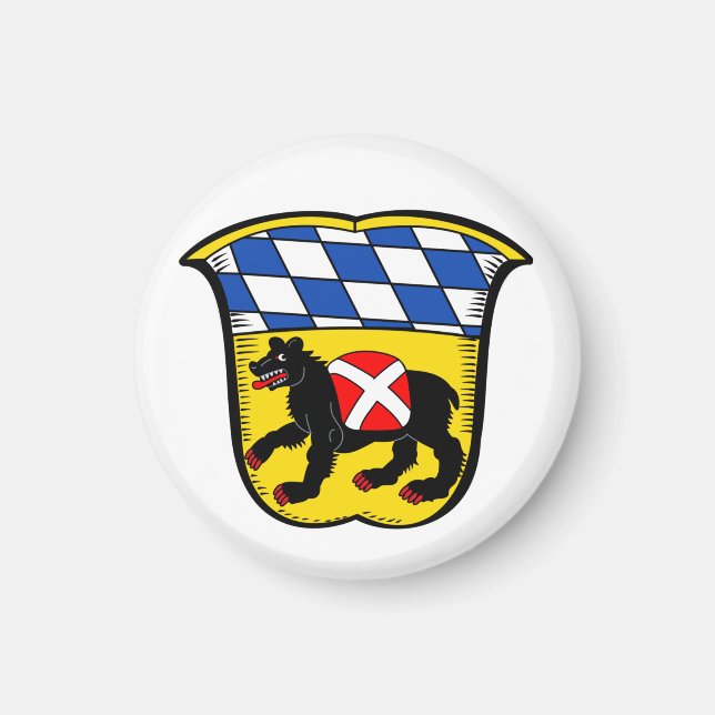 Wappen von Freising, Deutschland Magnet (Vorne)