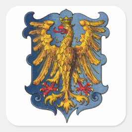 Wappen von Friaul Quadratischer Aufkleber