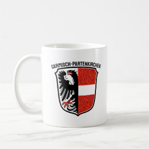 Wappen von Garmisch-Partenkirchen, Deutschland Kaffeetasse