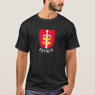 Wappen von Gdynia, Polen T-Shirt