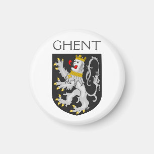 Wappen von Gent, Belgien Magnet