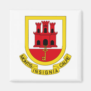 Wappen von Gibraltar Magnet