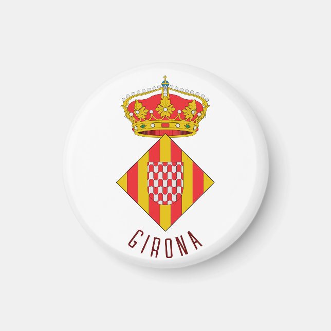 Wappen von Girona Magnet (Vorne)