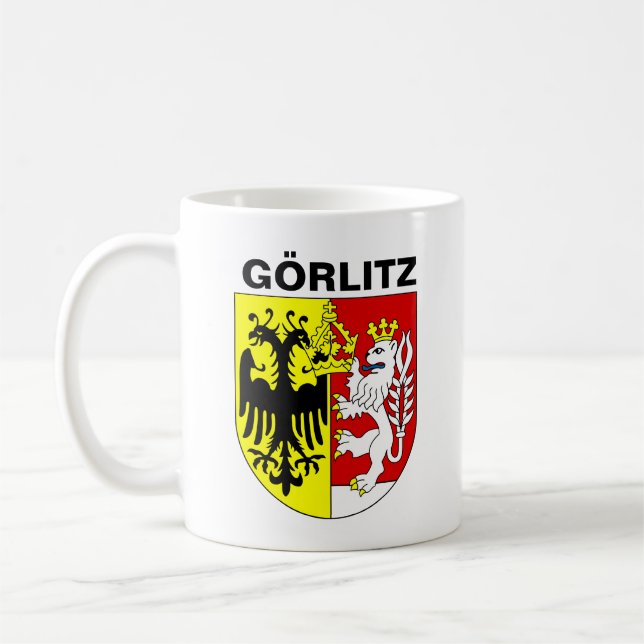 Wappen von Görlitz, Deutschland Kaffeetasse (Links)
