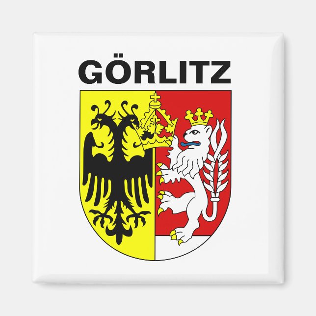 Wappen von Görlitz, Deutschland Magnet (Vorne)
