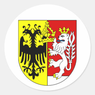 Wappen von Görlitz, Deutschland Runder Aufkleber