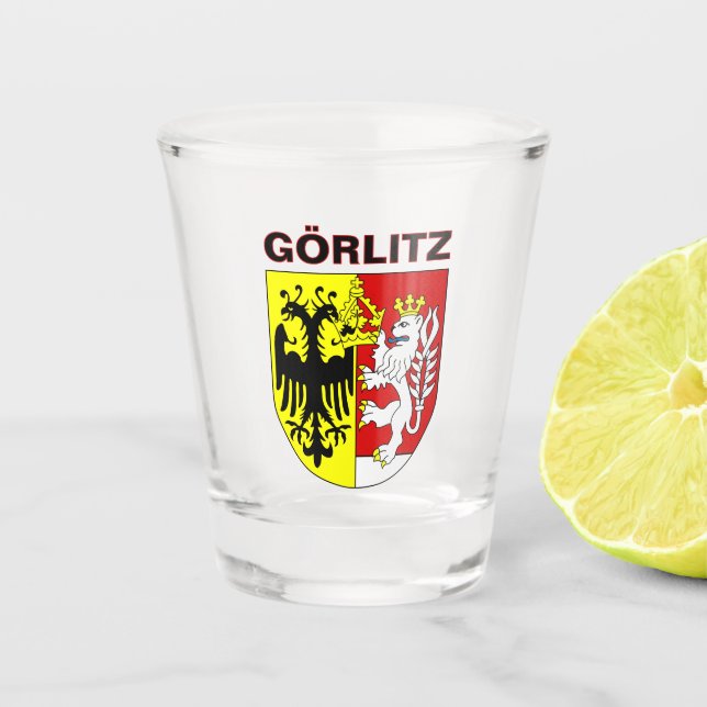 Wappen von Görlitz, Deutschland Schnapsglas (Vorderseite)
