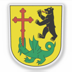 Wappen von Gossau, St. Gallen, Schweiz Aufkleber