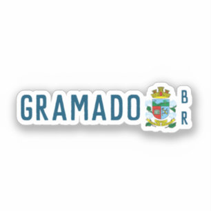 Wappen von Gramado, Rio Grande do Sul (BR) Aufkleber