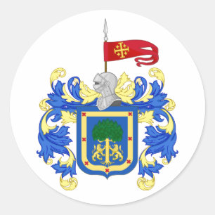 Wappen von Guadalajara, Mexiko Runder Aufkleber