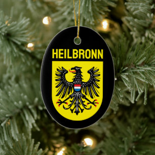 Wappen von Heilbronn, Deutschland Keramik Ornament