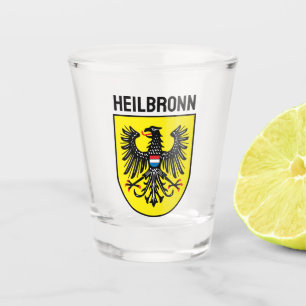 Wappen von Heilbronn, Deutschland Schnapsglas