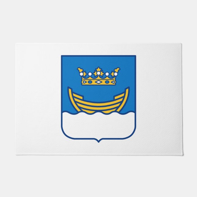 Wappen von Helsinki (Finnland) Fußmatte (Vorderseite)