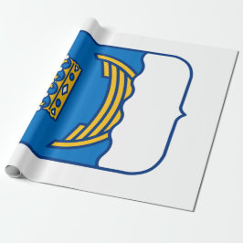 Wappen von Helsinki (Finnland) Geschenkpapier