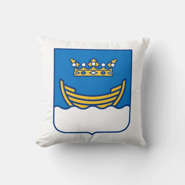 Wappen von Helsinki (Finnland) Kissen (Vorderseite)