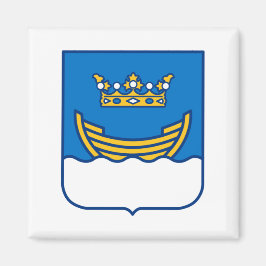 Wappen von Helsinki (Finnland) Magnet