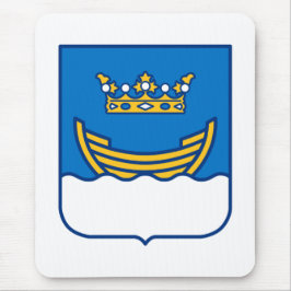 Wappen von Helsinki (Finnland) Mousepad