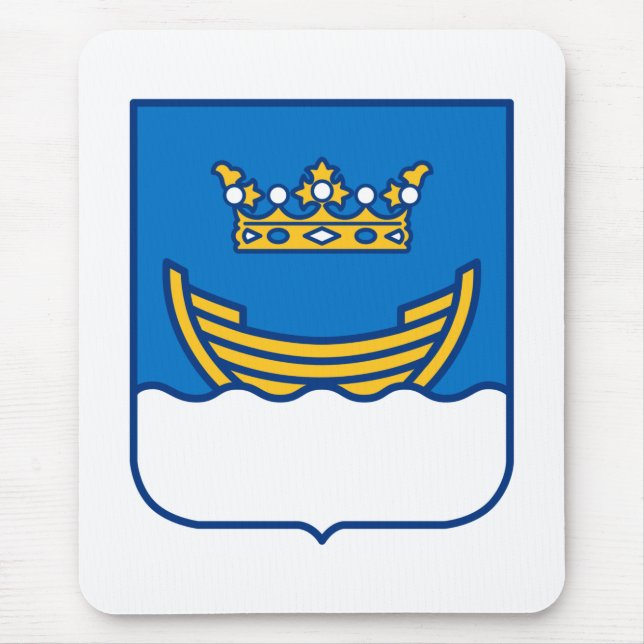 Wappen von Helsinki (Finnland) Mousepad (Vorne)