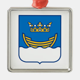 Wappen von Helsinki (Finnland) Ornament Aus Metall