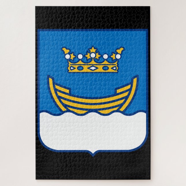 Wappen von Helsinki (Finnland) Puzzle (Vertikal)