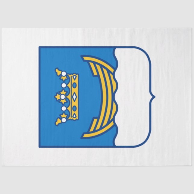 Wappen von Helsinki (Finnland) Seidenpapier (Vorderseite)