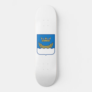 Wappen von Helsinki (Finnland) Skateboard