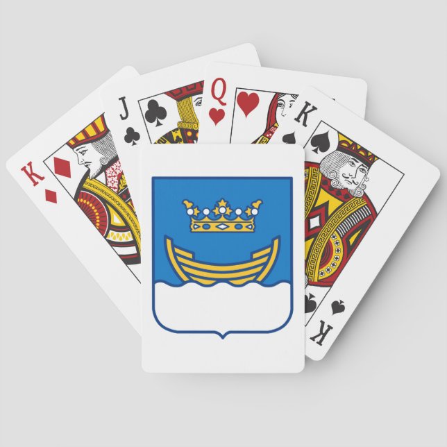Wappen von Helsinki (Finnland) Spielkarten (Rückseite)