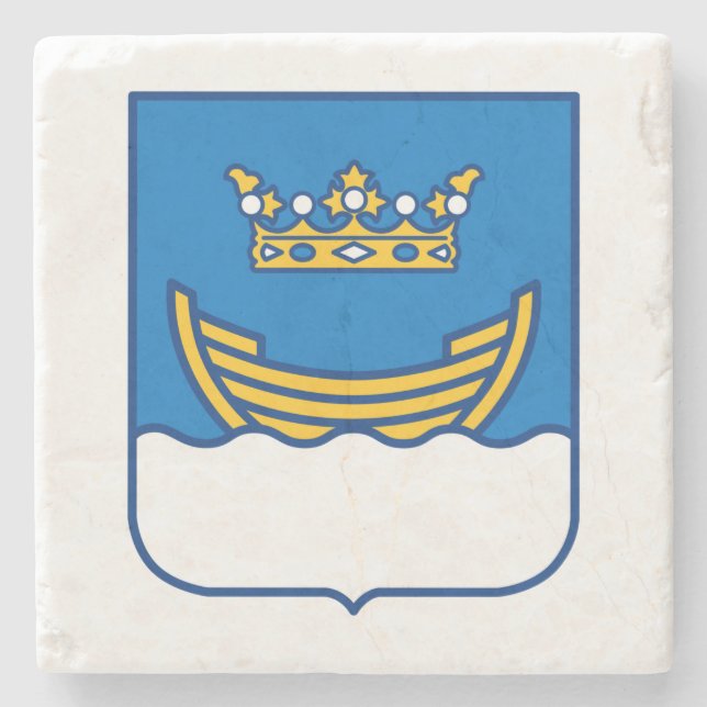 Wappen von Helsinki (Finnland) Steinuntersetzer (Vorderseite)