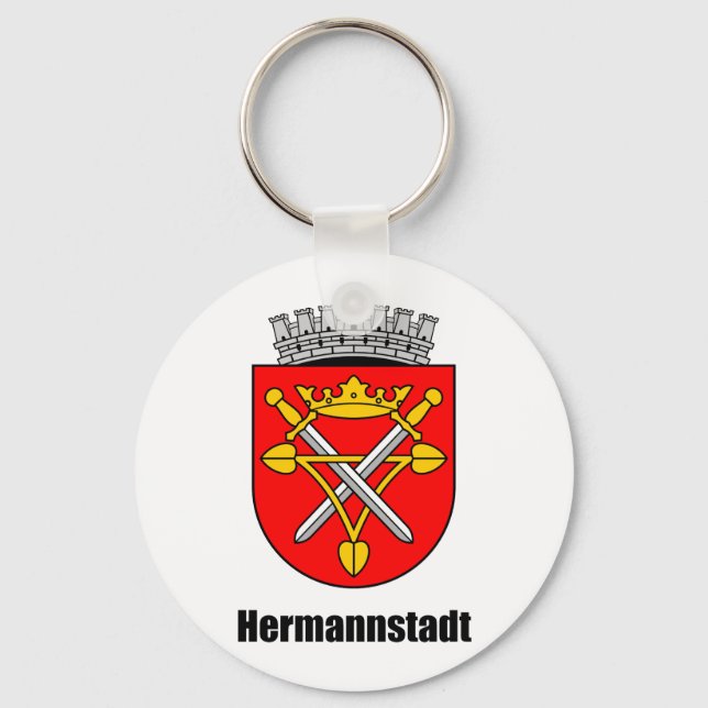 Wappen von Hermannstadt Schlüsselanhänger (Vorderseite)