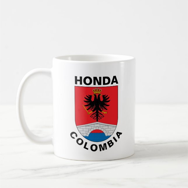 Wappen von Honda (Tolima), Kolumbien Kaffeetasse (Links)