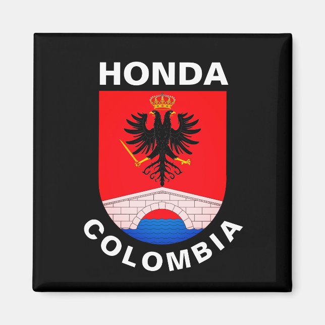Wappen von Honda (Tolima), Kolumbien Magnet (Vorne)