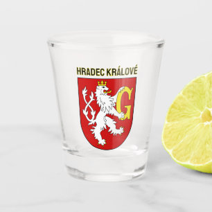 Wappen von Hradec Králové, Tschechische Republik Schnapsglas