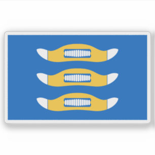 Wappen von Hyvinkää, Finnland Aufkleber