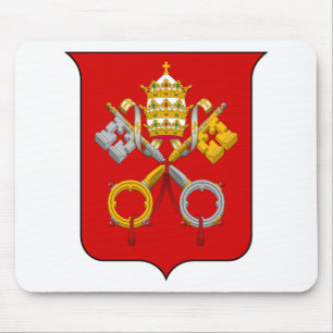 Wappen von ihm Vatikanstadt Mousepad
