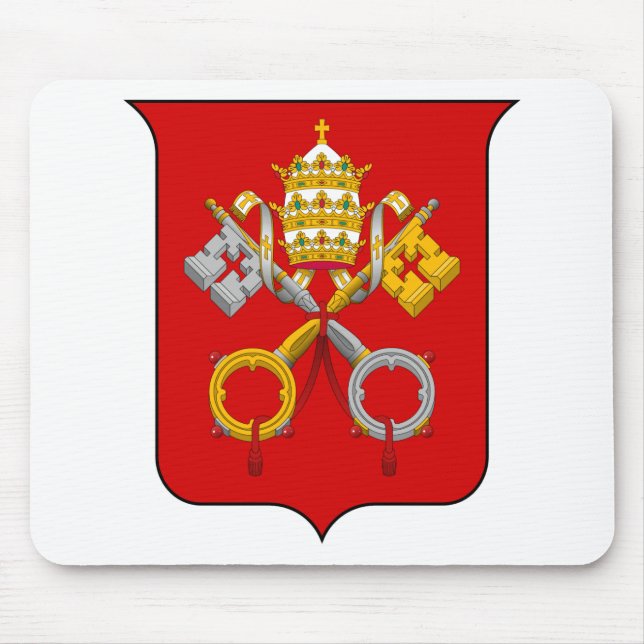 Wappen von ihm Vatikanstadt Mousepad (Vorne)
