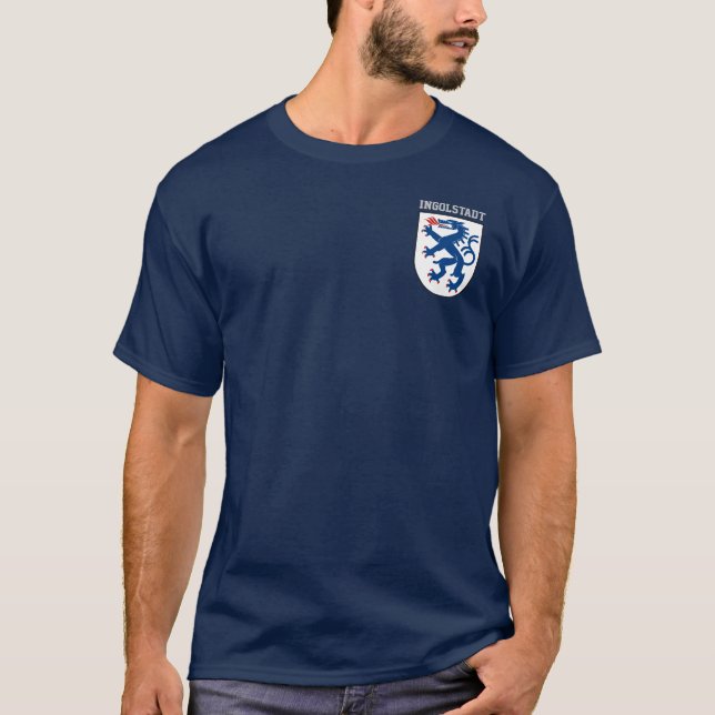 Wappen von Ingolstadt, Bayern - DEUTSCHLAND T-Shirt (Vorderseite)
