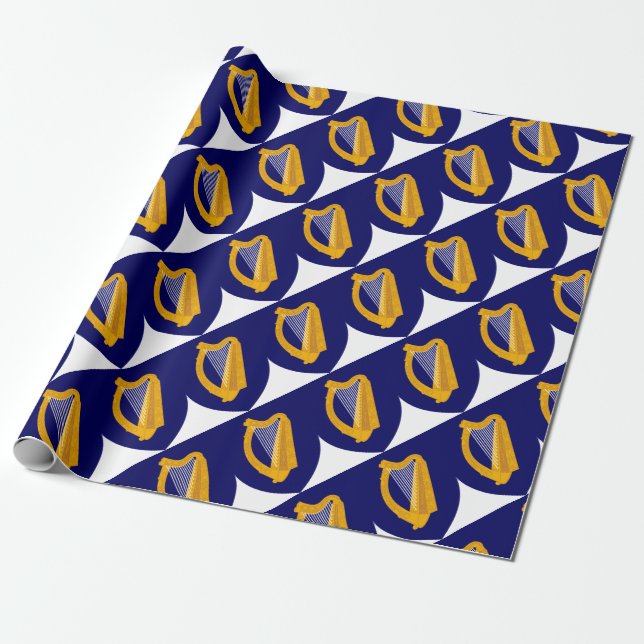 Wappen von Irland - irisches Emblem Geschenkpapier (Ungerollt)