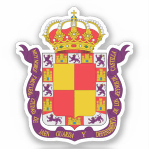 Wappen von Jaén, Spanien Aufkleber