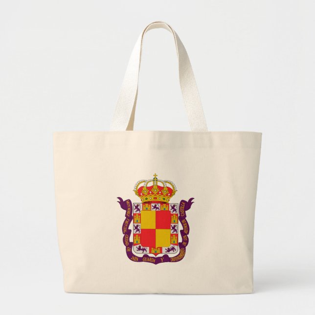 Wappen von Jaén, Spanien Jumbo Stoffbeutel (Vorne)