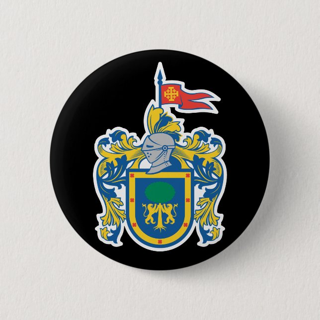 Wappen von Jalisco, Mexiko Button (Vorderseite)