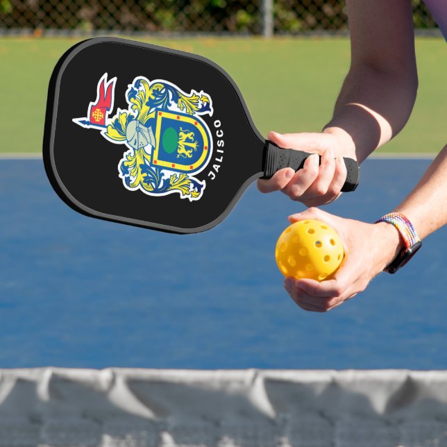 Wappen von Jalisco, Mexiko Pickleball Schläger (InSitu)