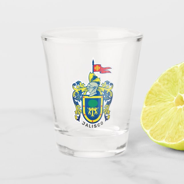 Wappen von Jalisco, Mexiko Schnapsglas (Vorderseite)