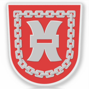 Wappen von Jamsa (Jämsä), Finnland Aufkleber