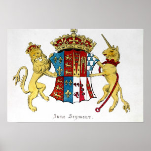 Wappen von Jane Seymour Poster