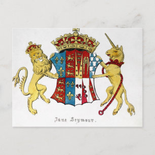 Wappen von Jane Seymour Postkarte