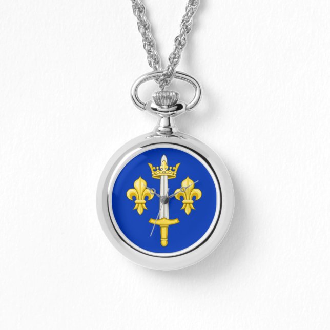Wappen von Jeanne d'Arc Armbanduhr (Vorderseite)