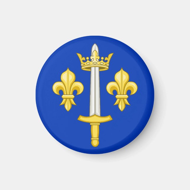 Wappen von Jeanne d'Arc Magnet (Vorne)